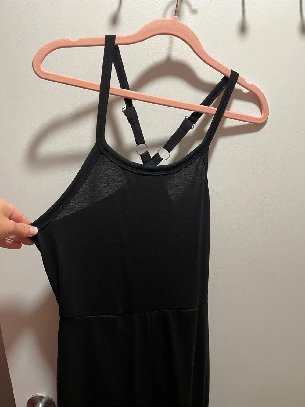 NWOT Black Razorback Wide-Leg Jumpsuit
